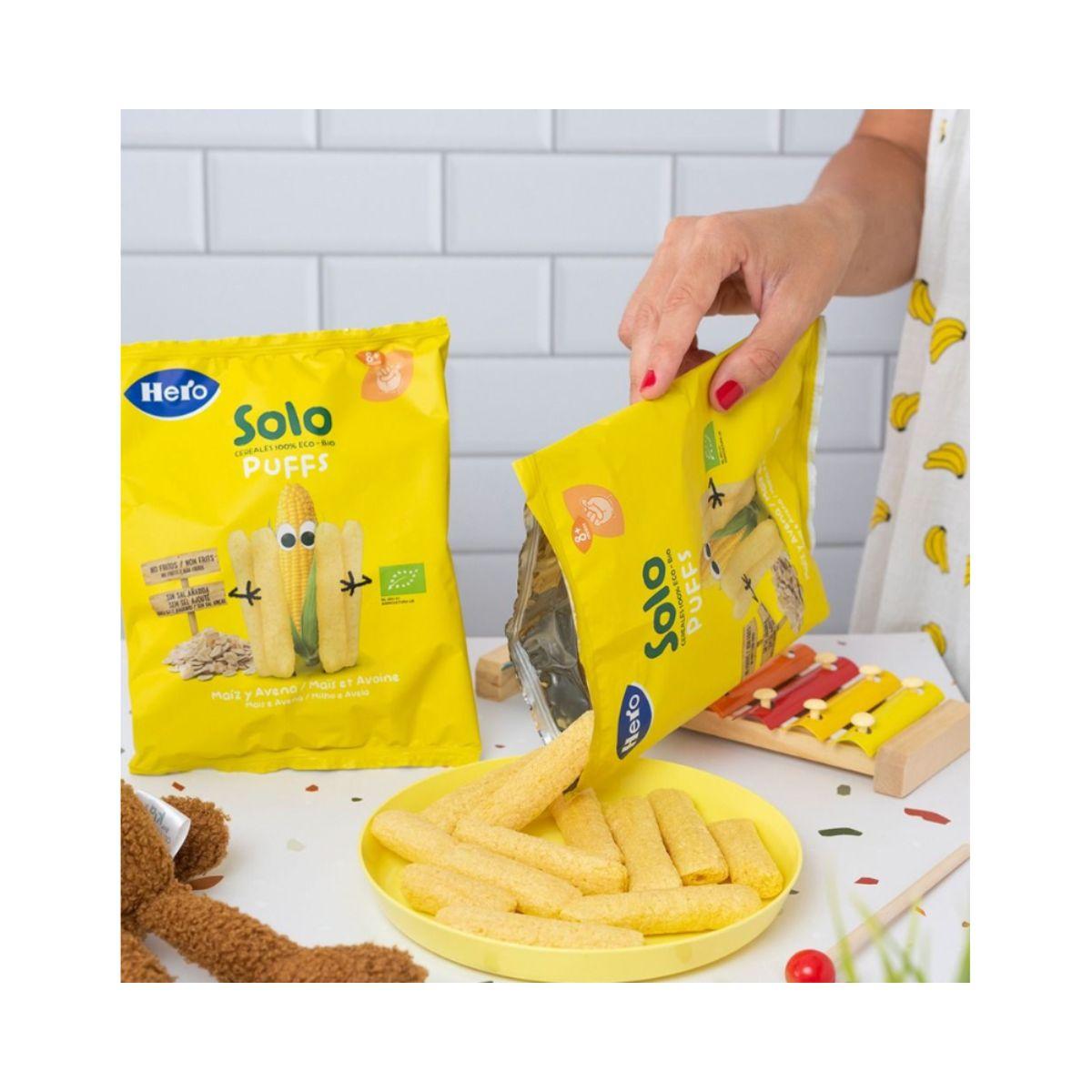 Eco Corn and Oat Snacks 25 g - Hero Solo