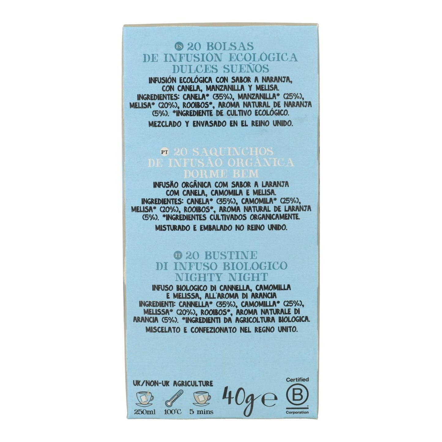 Infusión Little Dreamer Bio Cupper 20 bolsitas