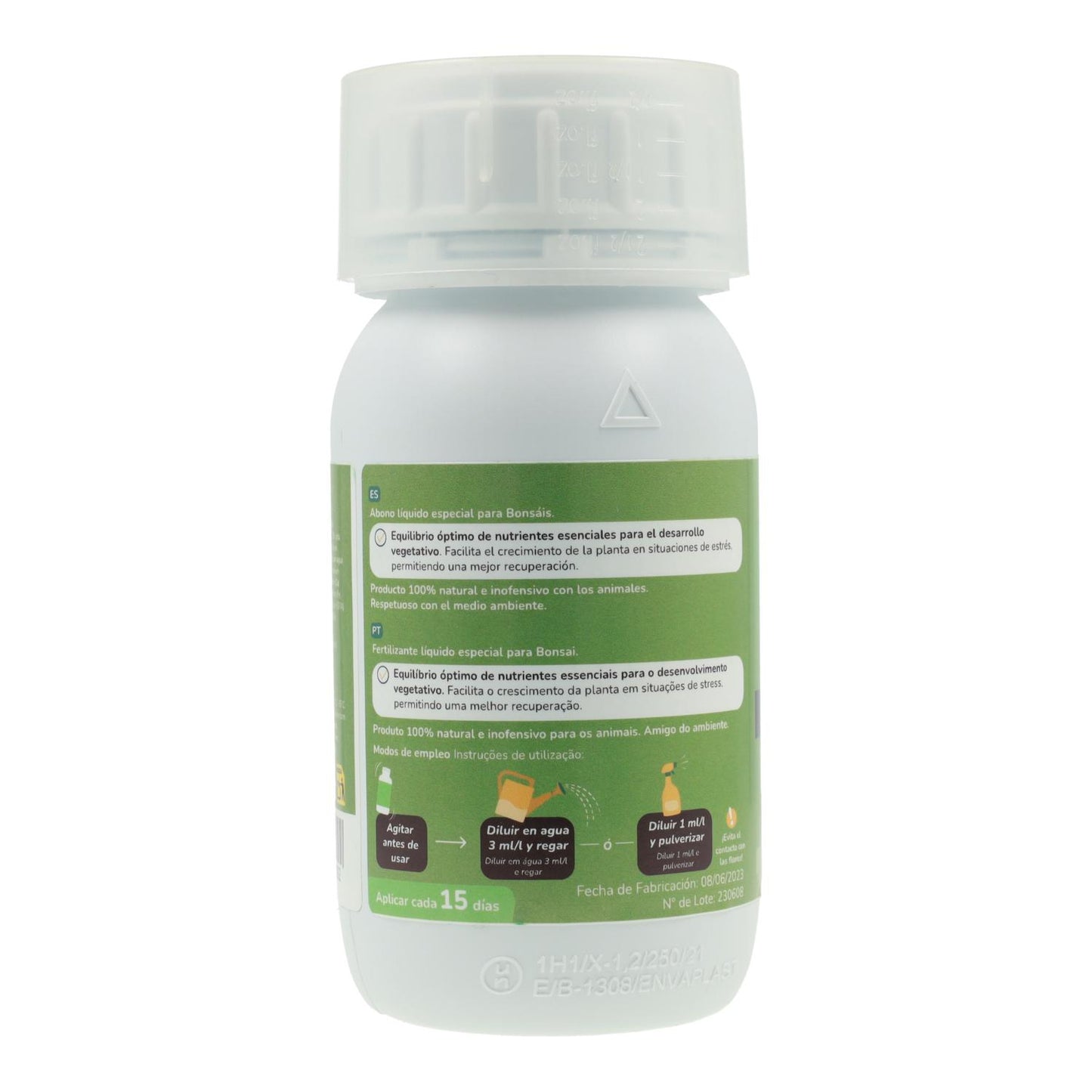 Engrais liquide pour bonsaïs Planeta Huerto 250 ml
