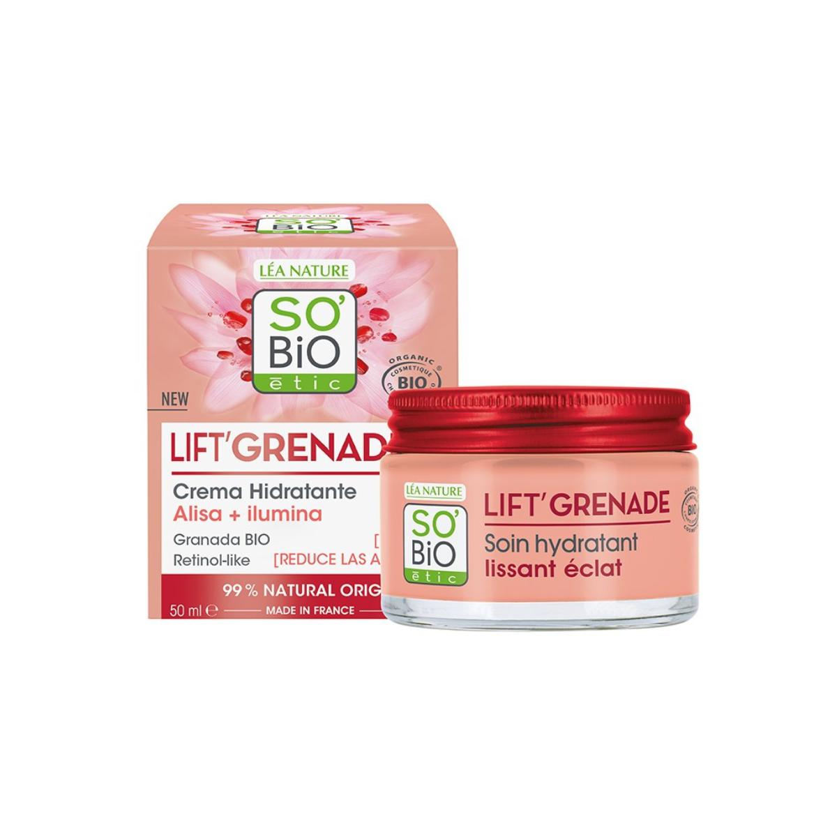 Feuchtigkeitscreme Lift' Grenade Retinol-like So'Bio 50 ml