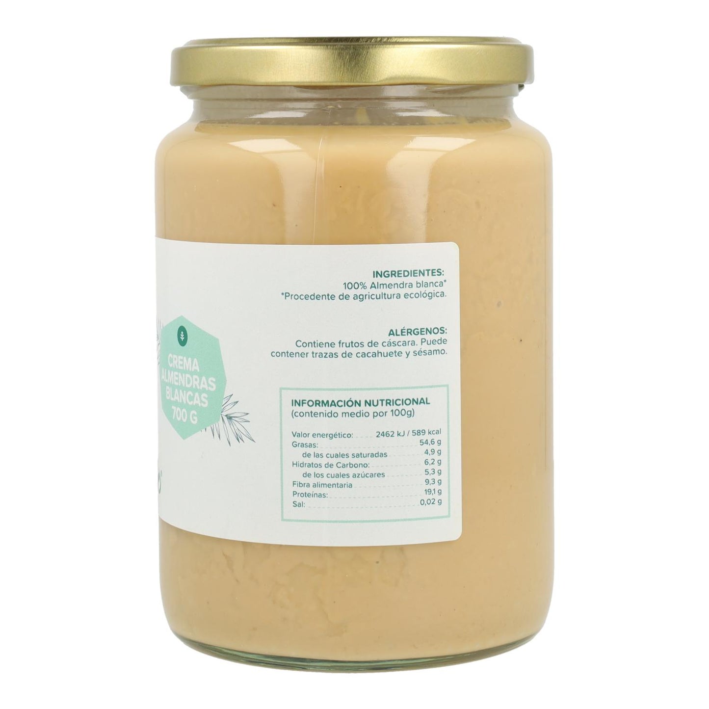 Crème d'amande blanche ECO Planeta Huerto