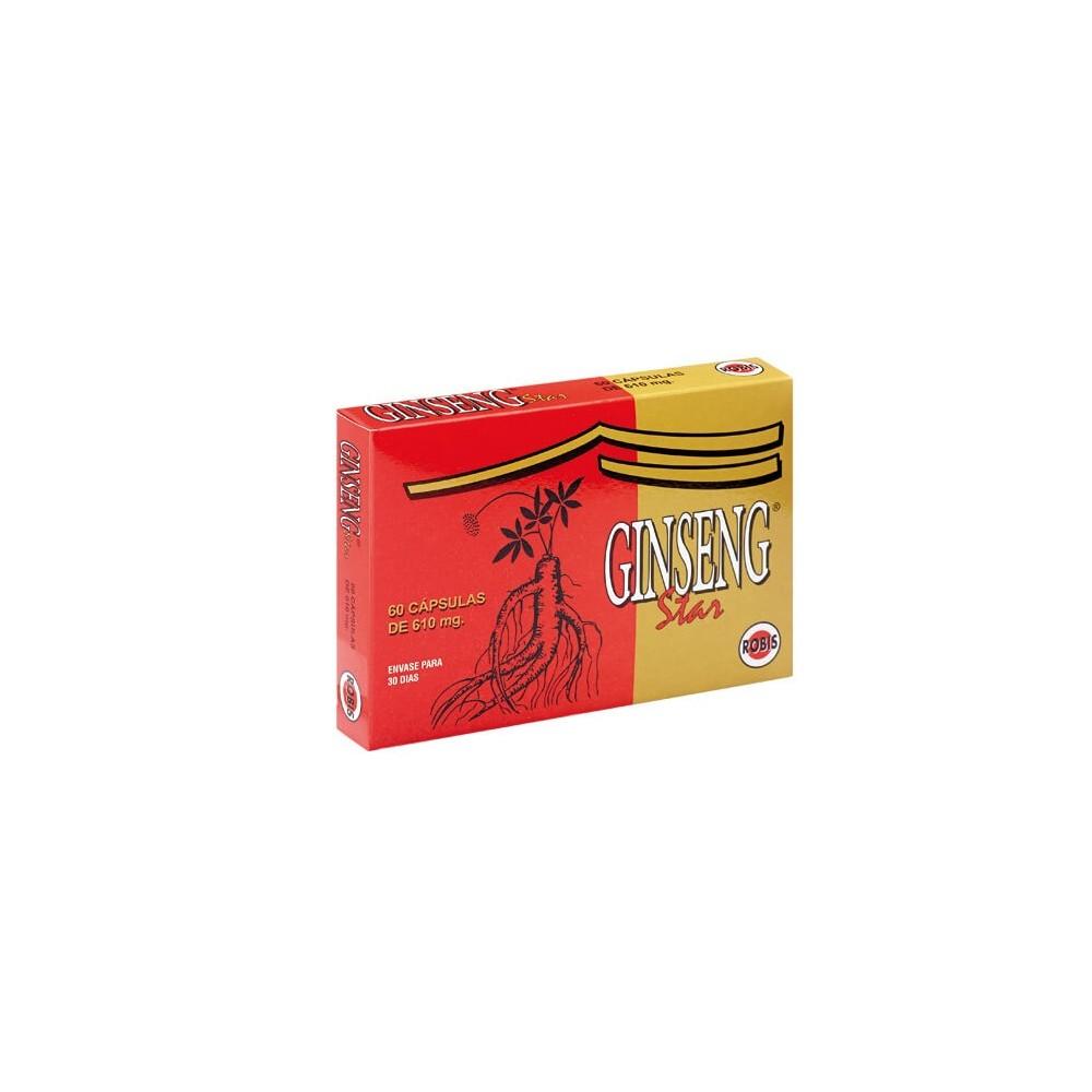 Ginseng Star 610 mg Robis, 60 Kapseln