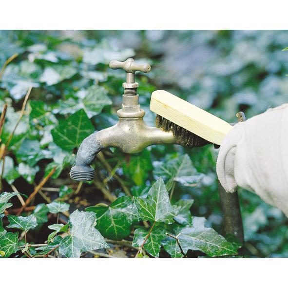 Metalowa szczotka ręczna z mosiądzu 200 mm Wolfcraft 272500