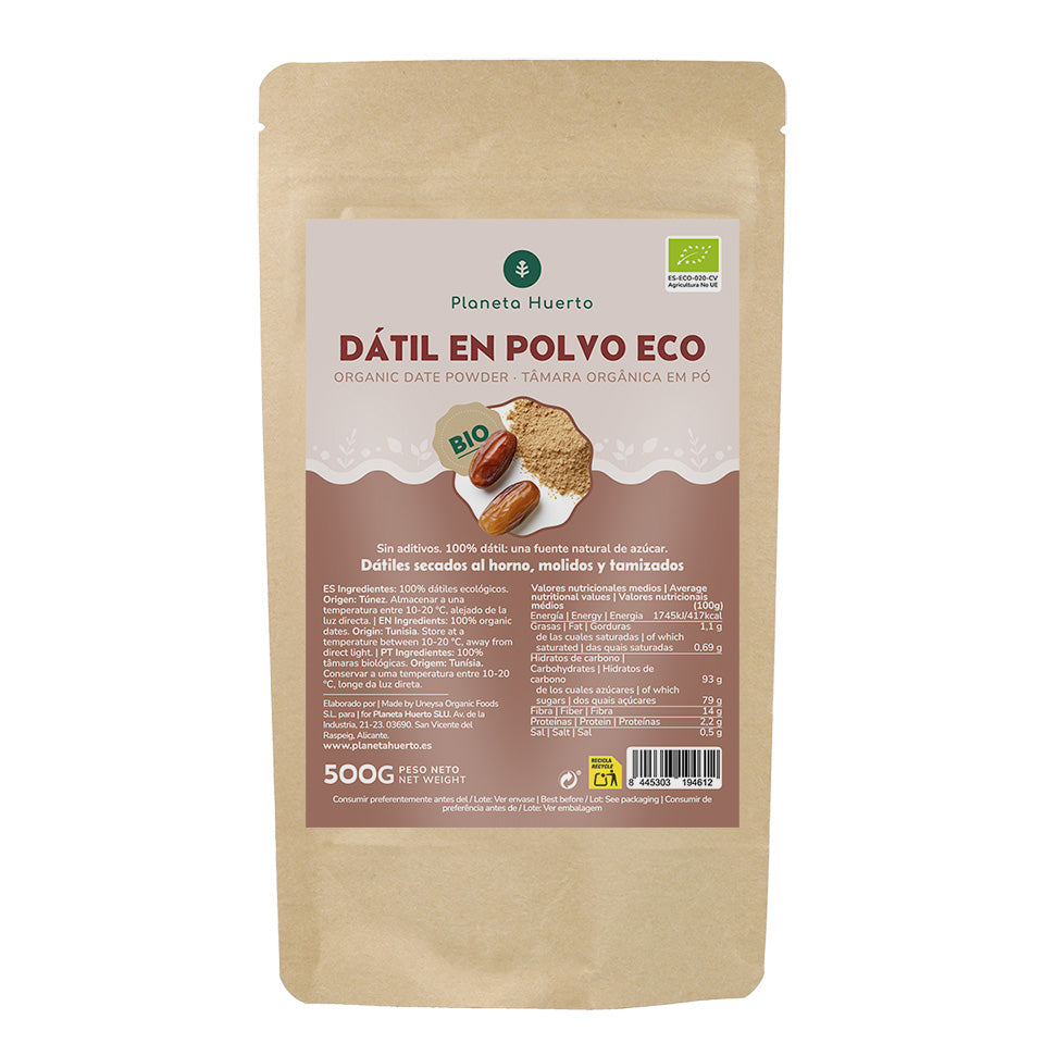 Dátil en polvo Planeta Huerto 500 g