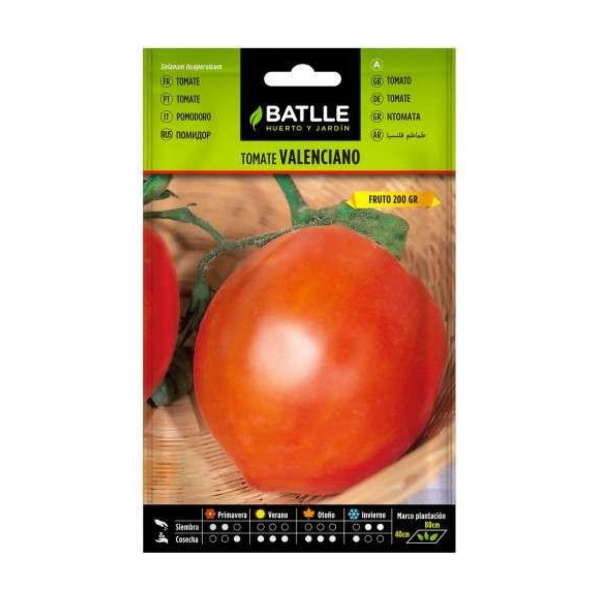 Tomatsäd från Valencia Batlle