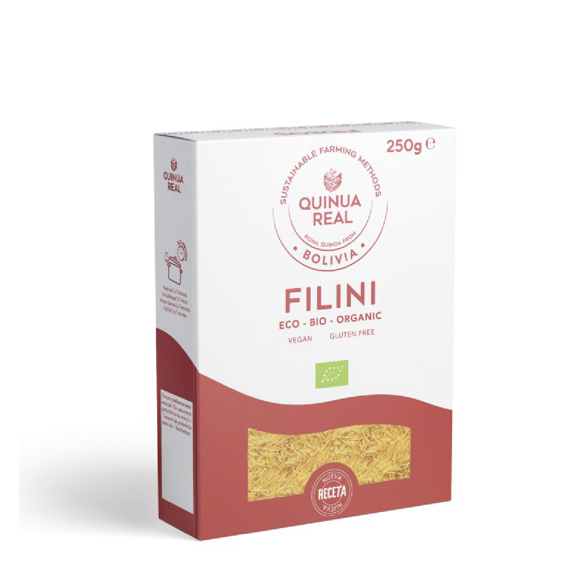 Quinoa Real gluten-free quinoa and rice noodles, organic, 250 g