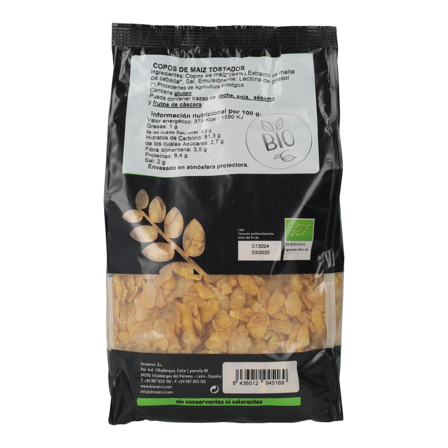 Corn flakes biologici Ecosana 320 g