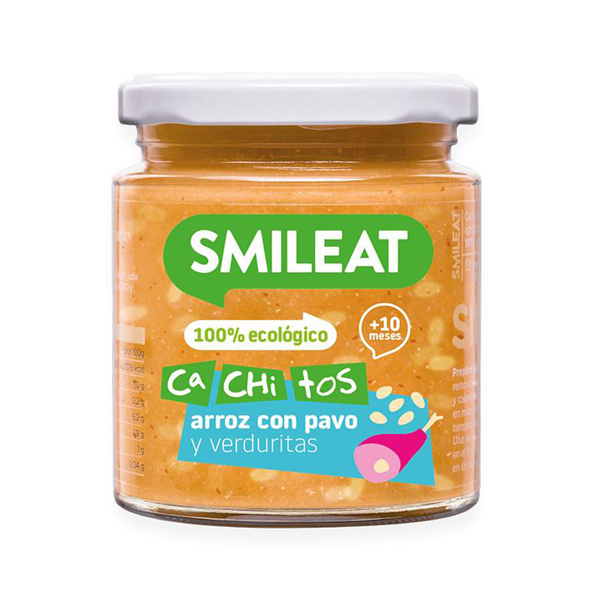 Confezione vasetti Cachitos alimenti BIO Smileat 4 pezzi da 230 g