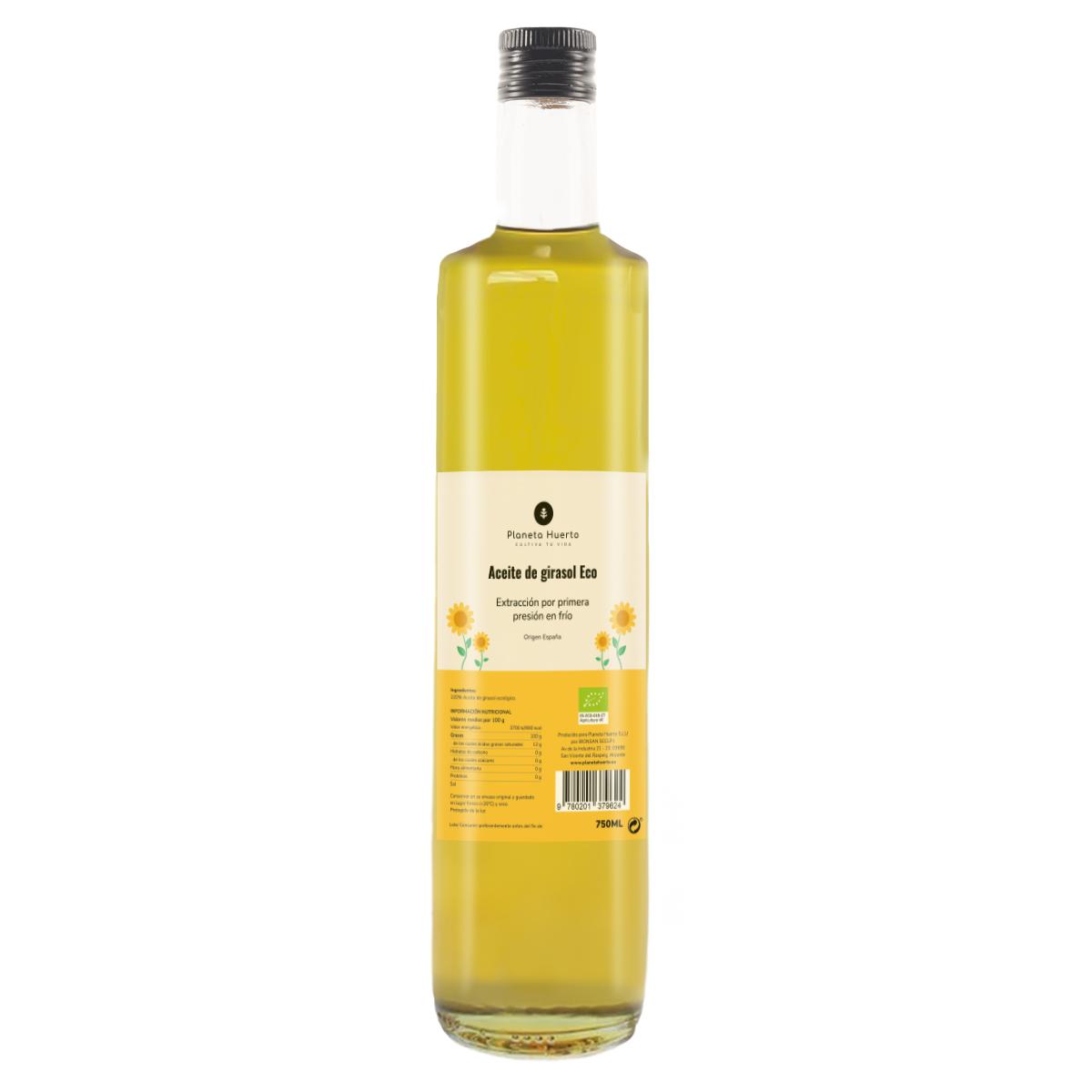 Olej słonecznikowy ECO Planeta Huerto 750 ml