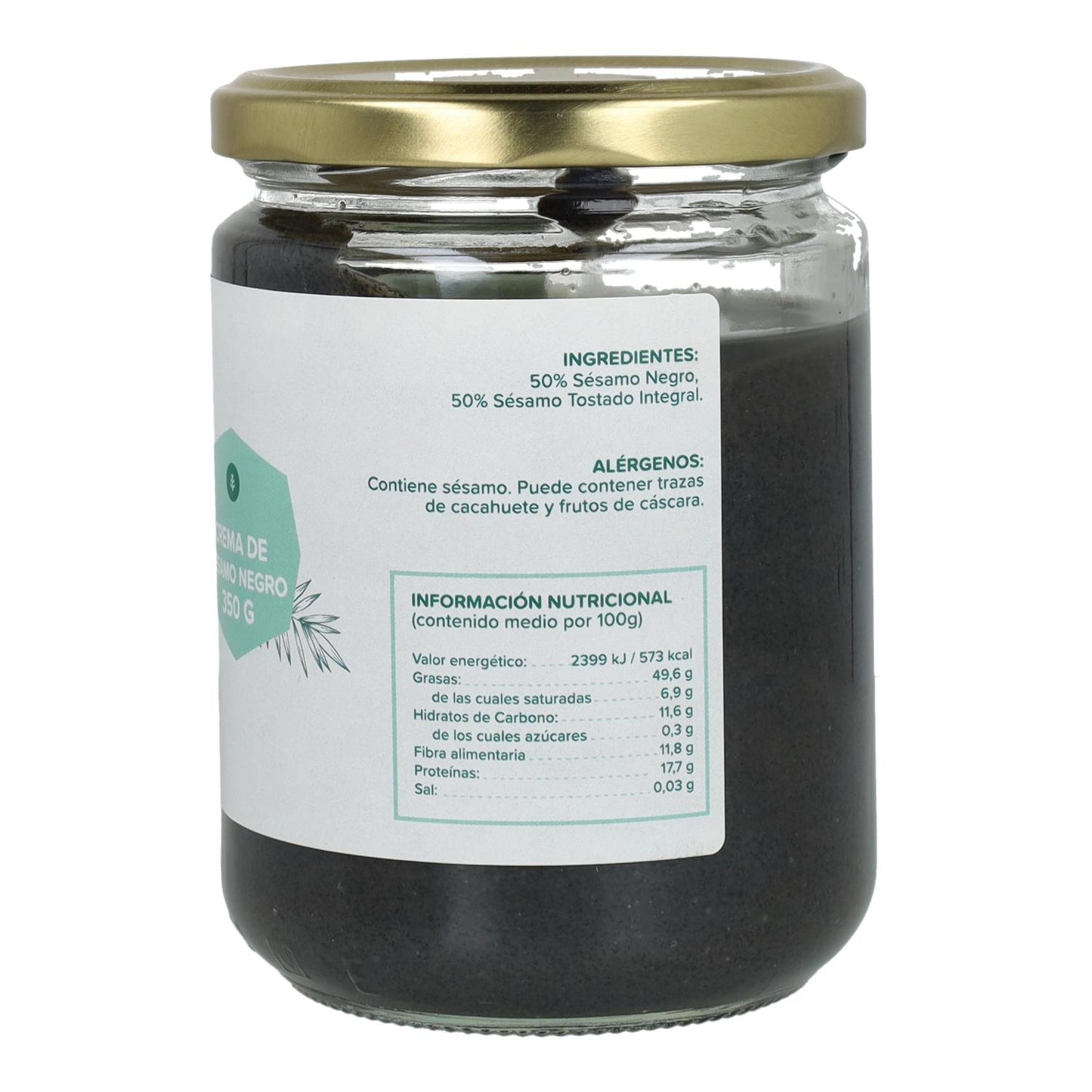 Black Sesame Tahini ECO Planet Garden 350 g