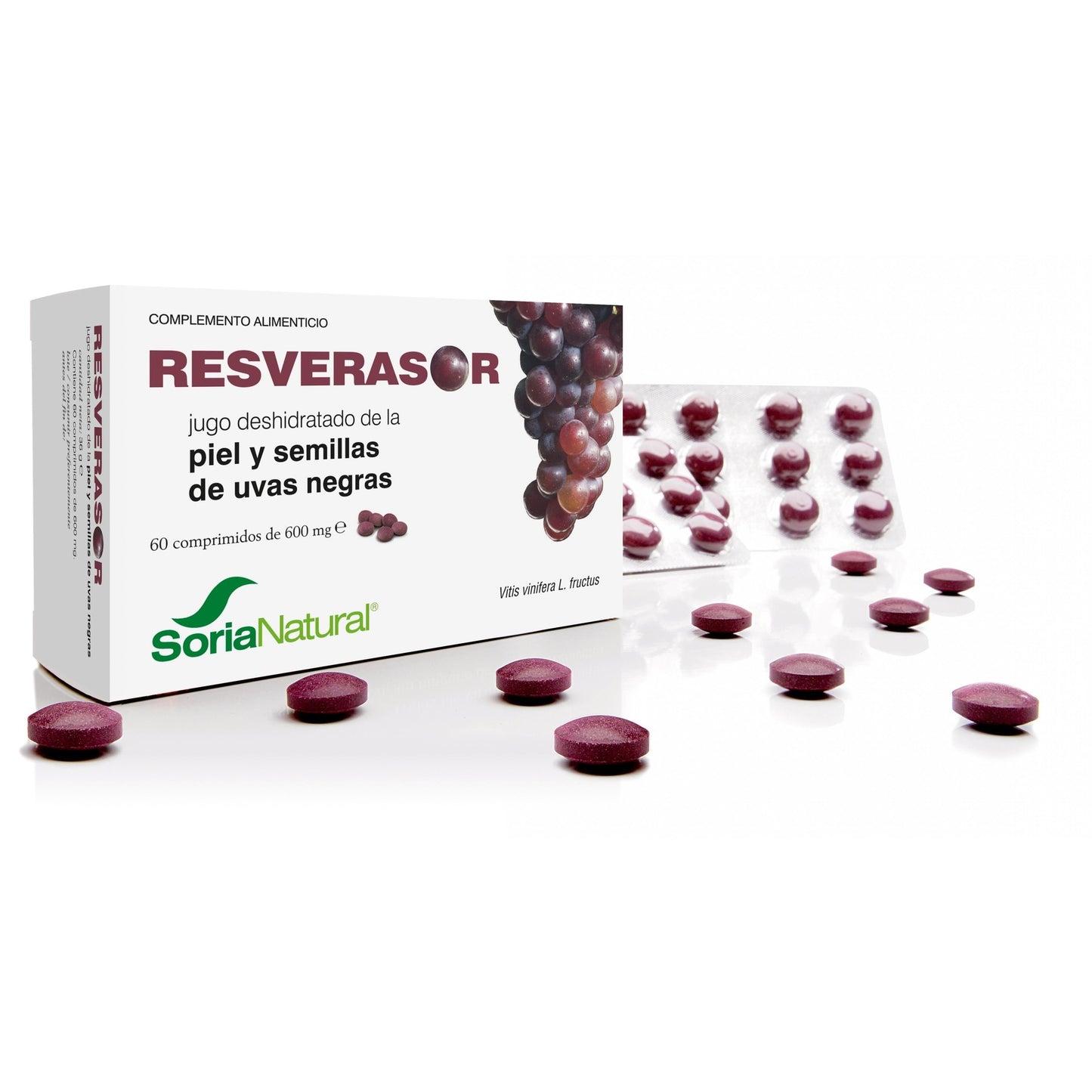 Resveratrol Soria Natural 60 Tabletten