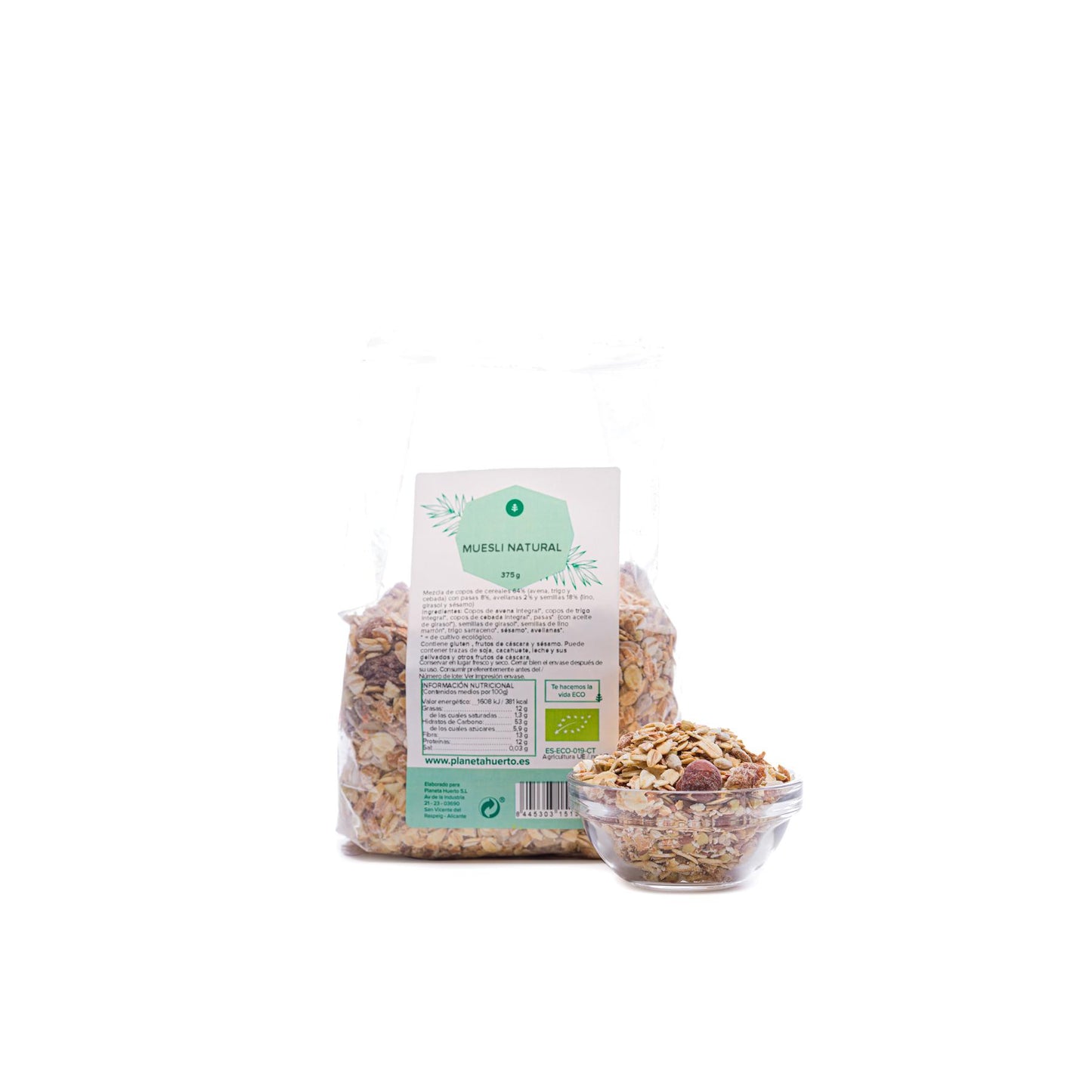 Muesli naturale ECO Planeta Huerto 375 g