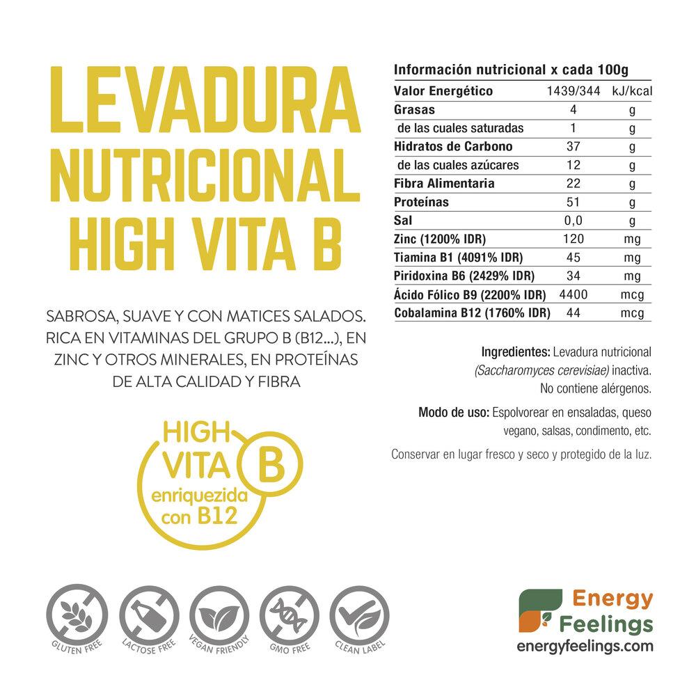 Zestaw 2x Drożdże odżywcze z witaminą B12 w płatkach Energy Feelings 250 g