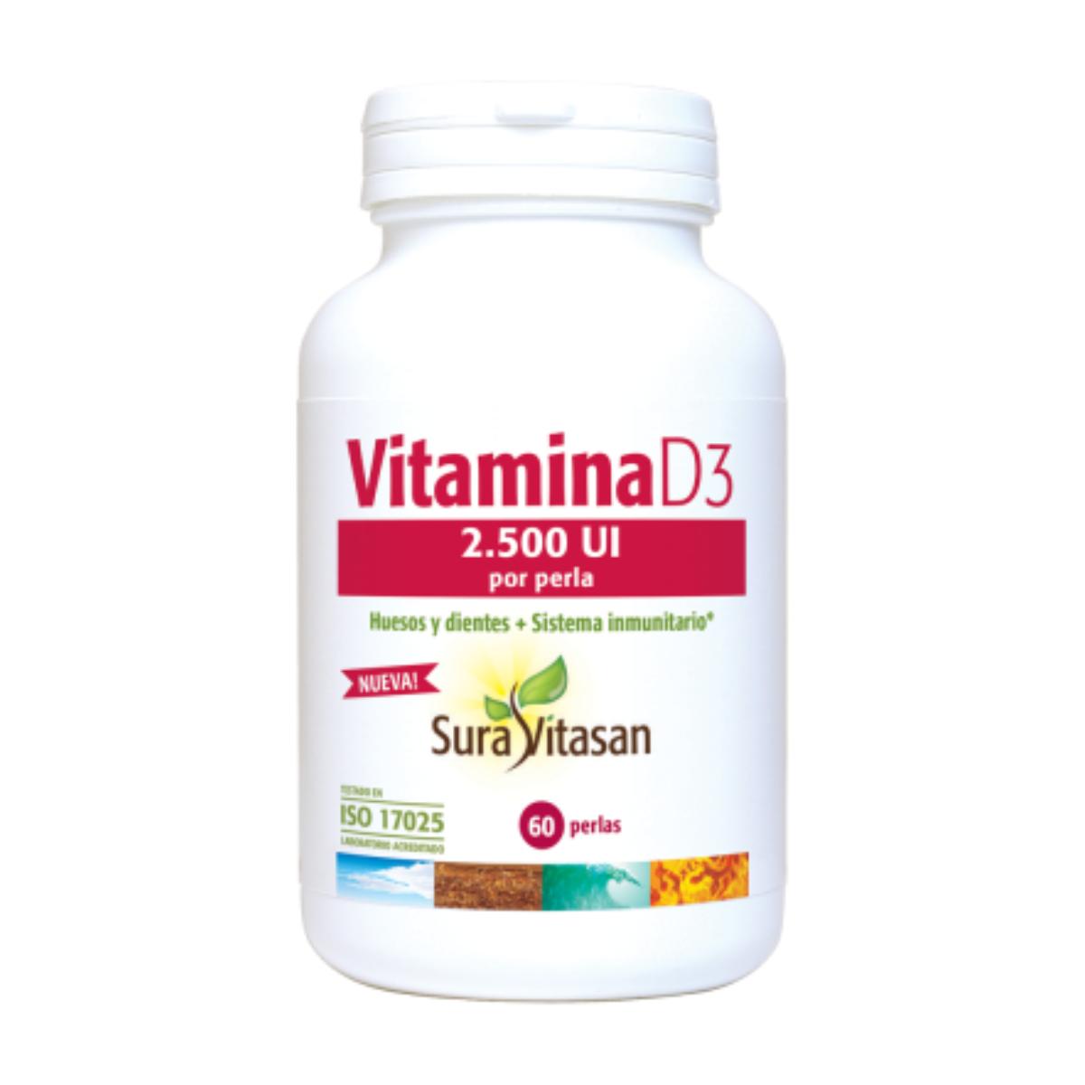 Vitamina D3 2.500 UI 60 capsule SuraVitasan