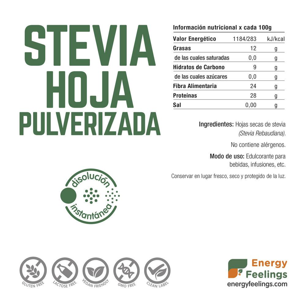 STÉVIA feuille pulvérisée Doypack 1 kg