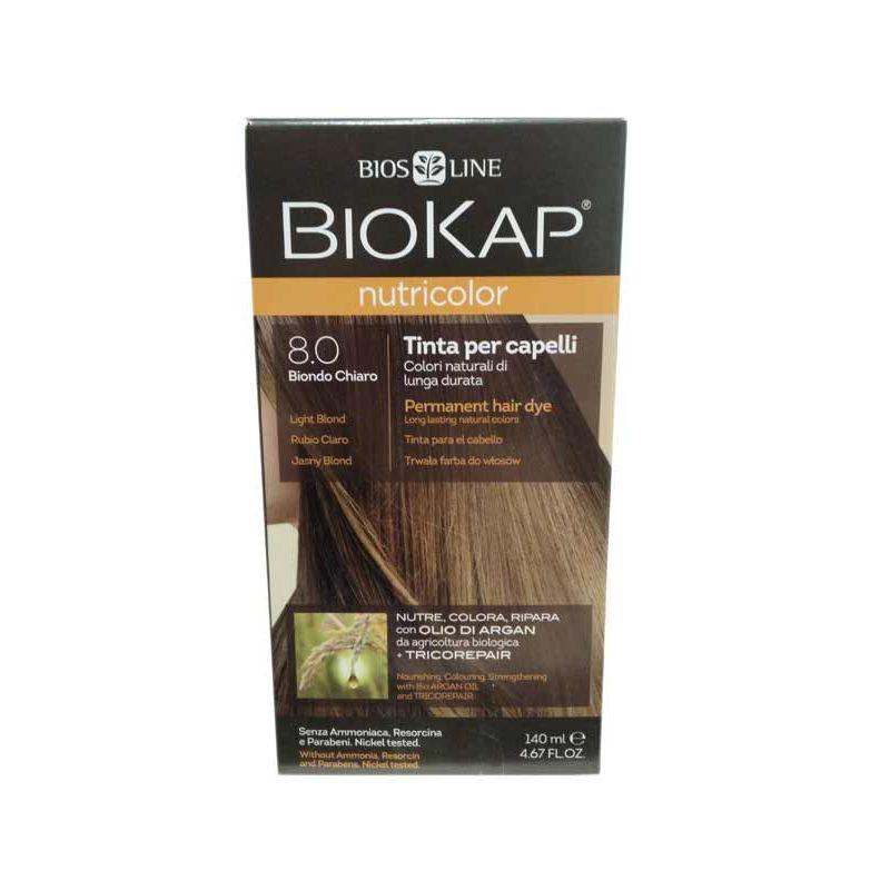Haarfarbe Hellblond Dye 8.0 Biokap 140 ml