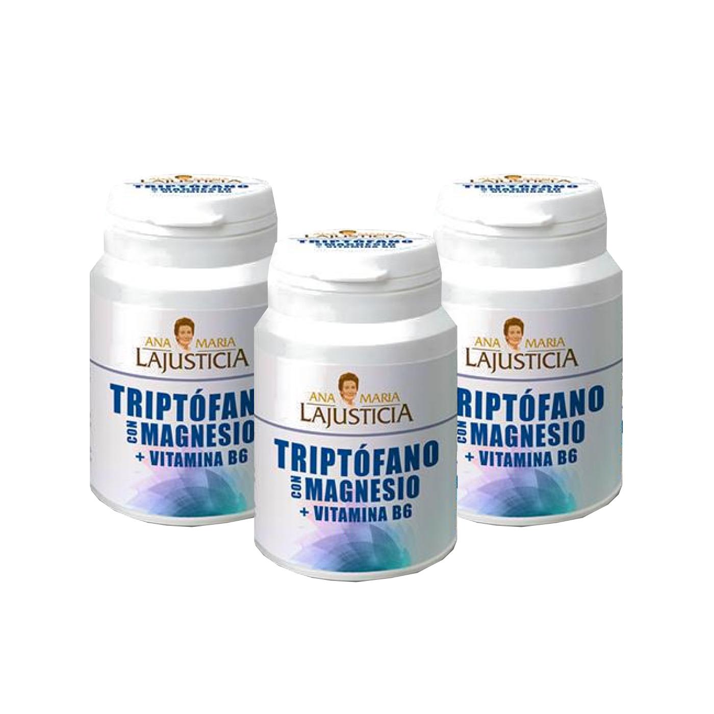 3-pack tryptofan med magnesium och vitamin B6 Ana María LaJusticia, 60 tabletter