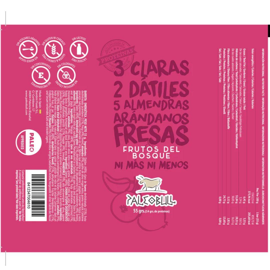 Paleobull energiereep met bosvruchten 55 g