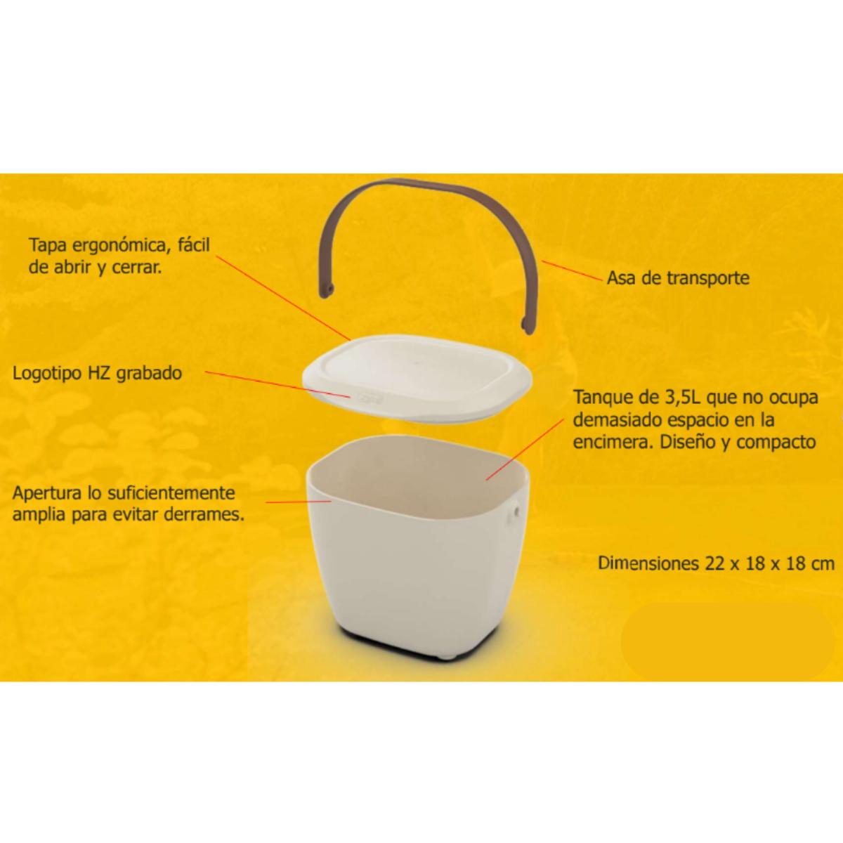 Secchio per rifiuti organici Kitchen Caddy Hozelock 3,5 L