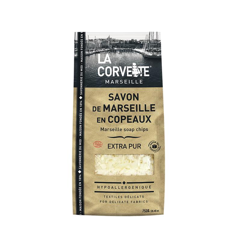 La Corvette Extra Pure Bio Savon de Marseille en Flocons 750g