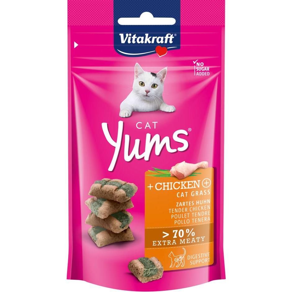 Vitakraft Cat Yums Kip met kattenkruid 40 g