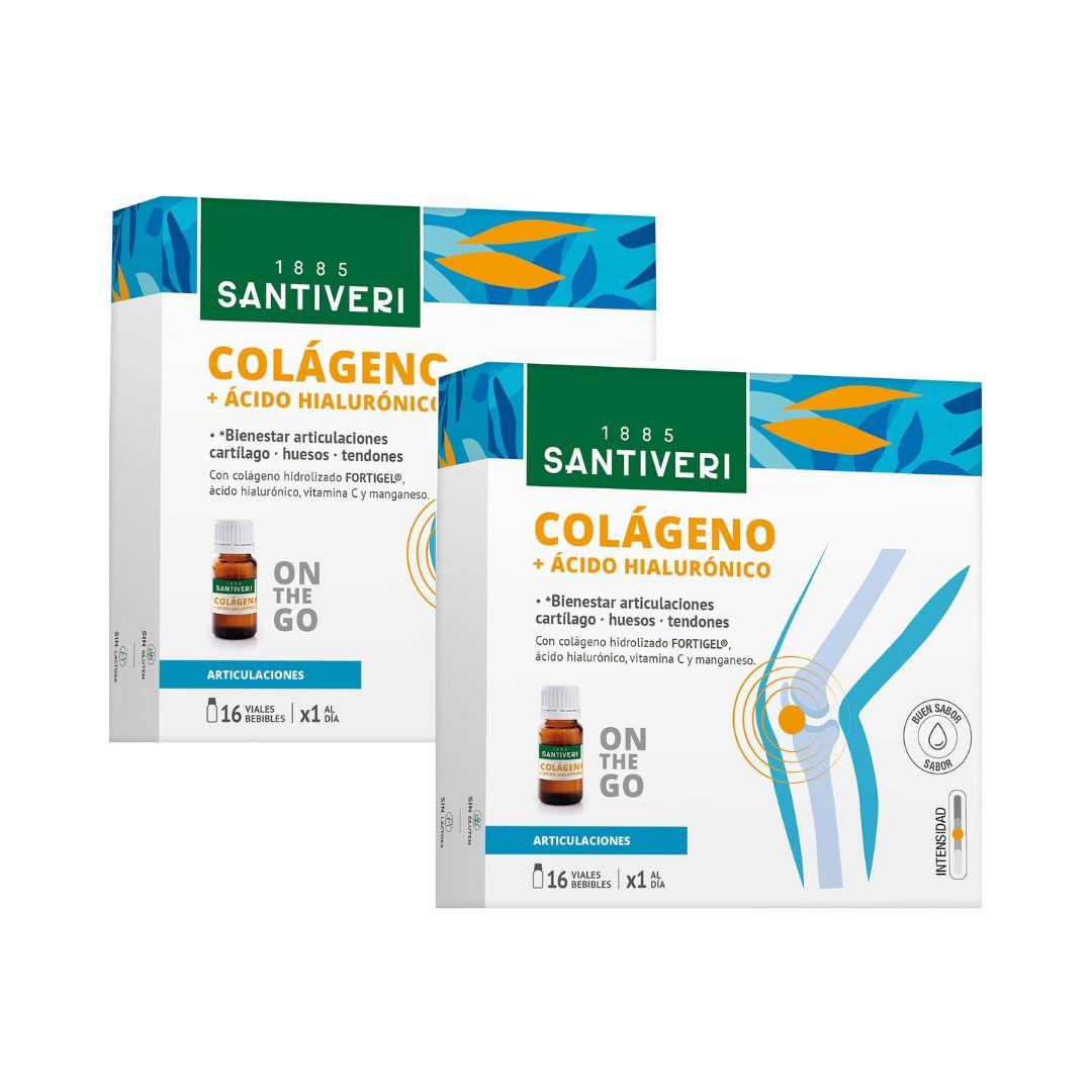 2er-Pack flüssiges Kollagen Santiveri 16 Fläschchen