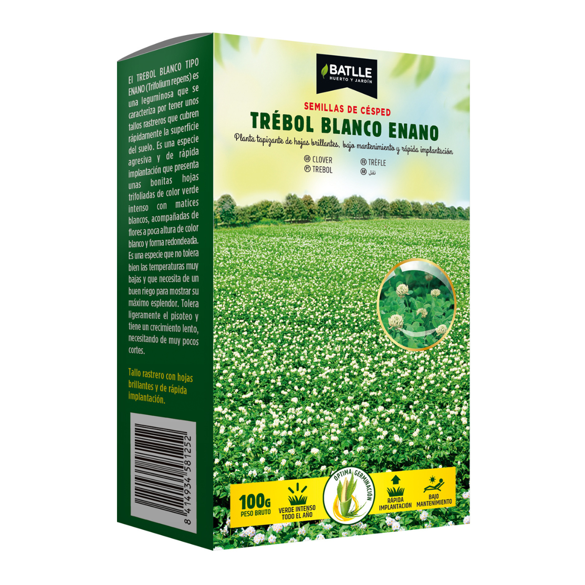 Samen von Zwerg-Weißklee Repens Batlle 1 kg