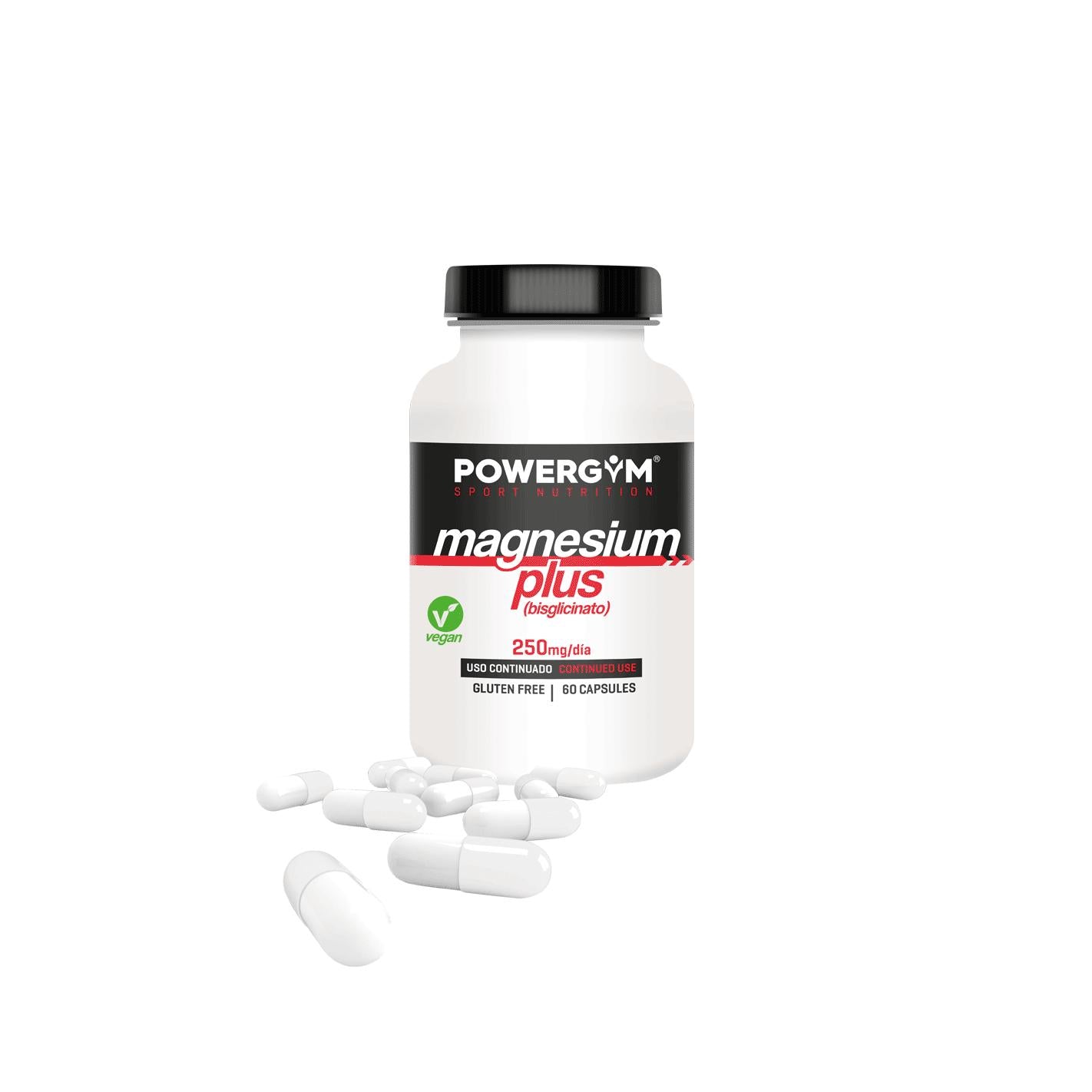 Magnesium Plus Bisglycinat Powergym 60 Kapseln