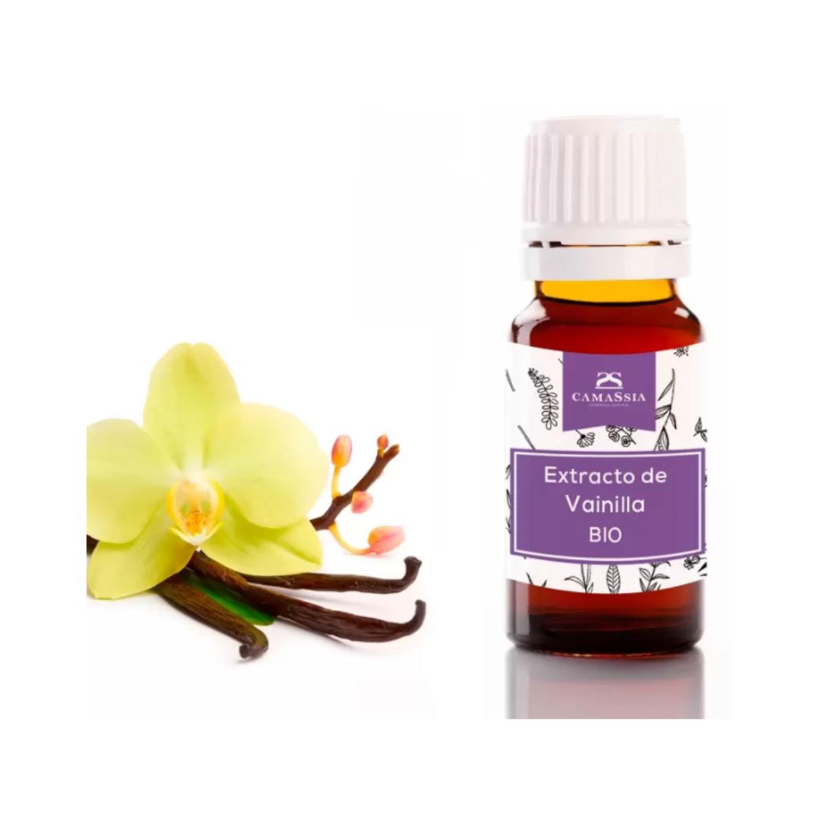 Organic vanilla extract (water-soluble), 5 ml. Camassia