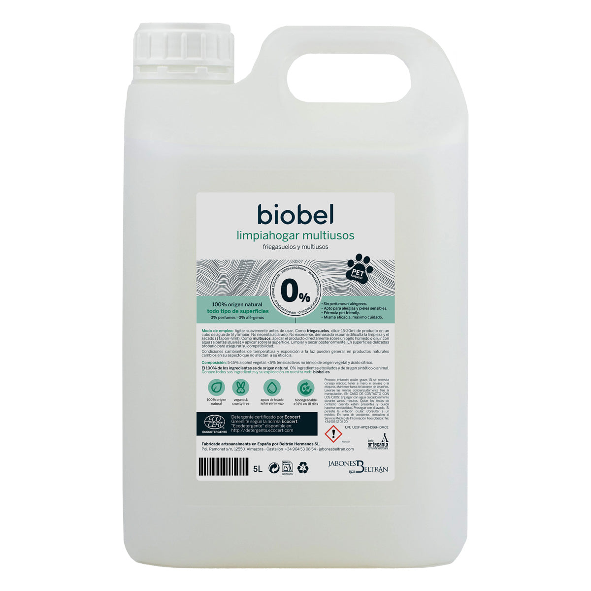 Biobel Haushaltsreinigerkonzentrat 0 % 5 l