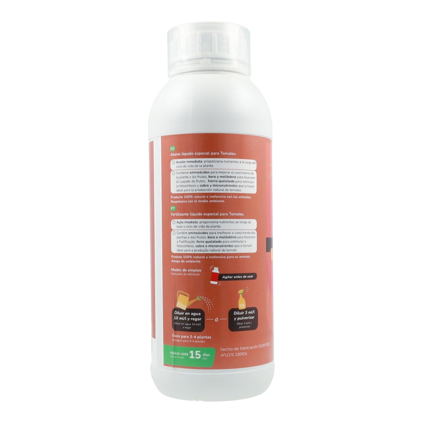 Liquid Fertilizer Tomatoes Planeta Huerto 1 l
