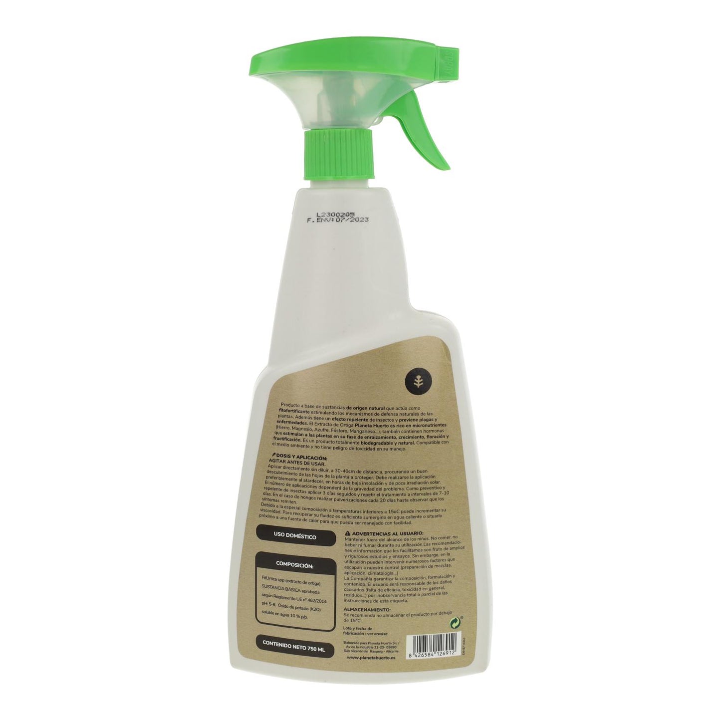 Tripla azione Bio pronto per l'uso Garden Planet 750 ml