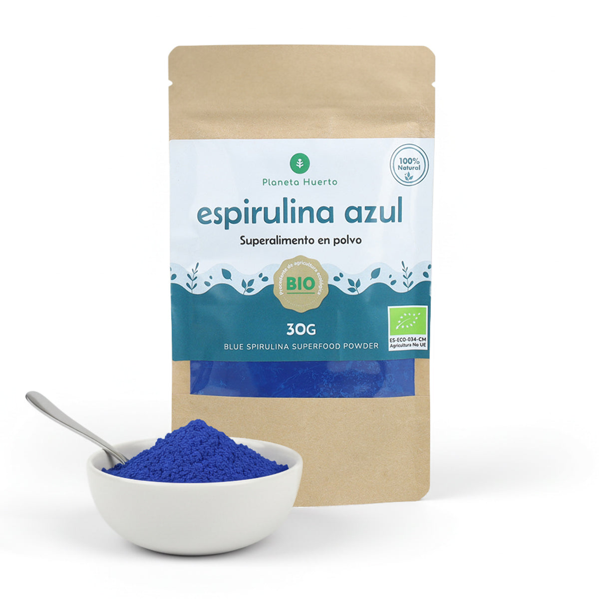 Niebieska spirulina Planeta Huerto 30gr