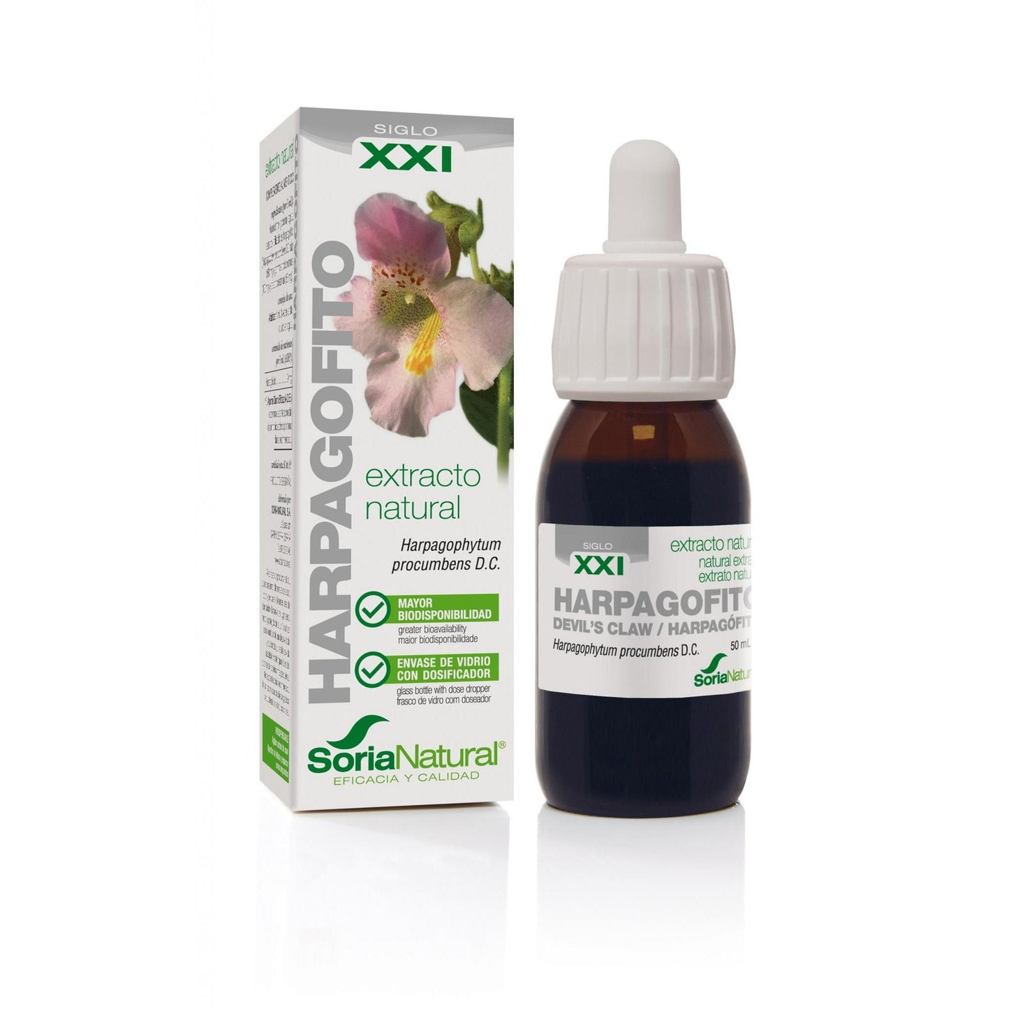 Extrait d'harpagophytum Soria Natural, 50 ml