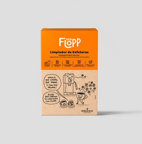 2er-Pack Kaffeemaschinenreiniger – 1 Etui mit 2 Beuteln Flopp