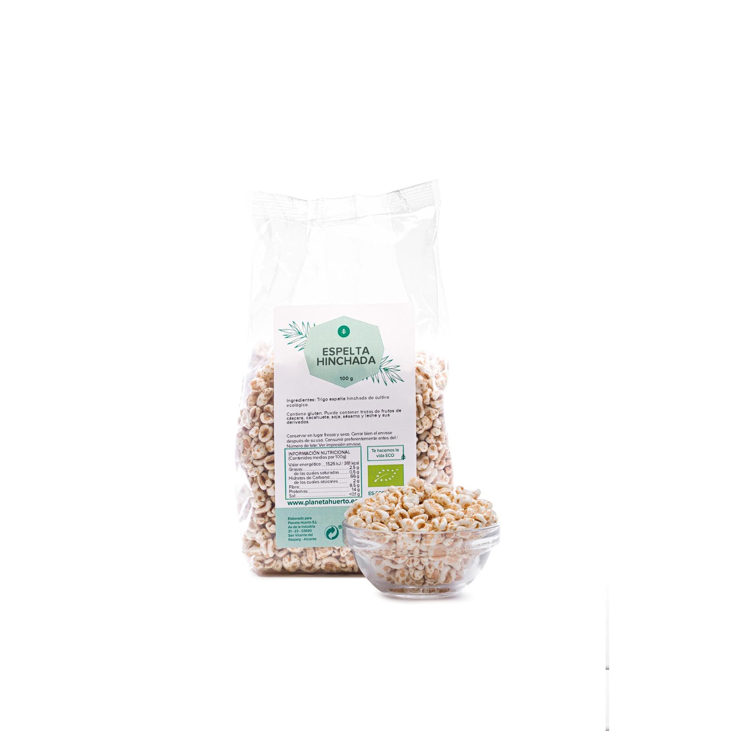 Epeautre blé soufflé ECO Planeta Huerto 100 g