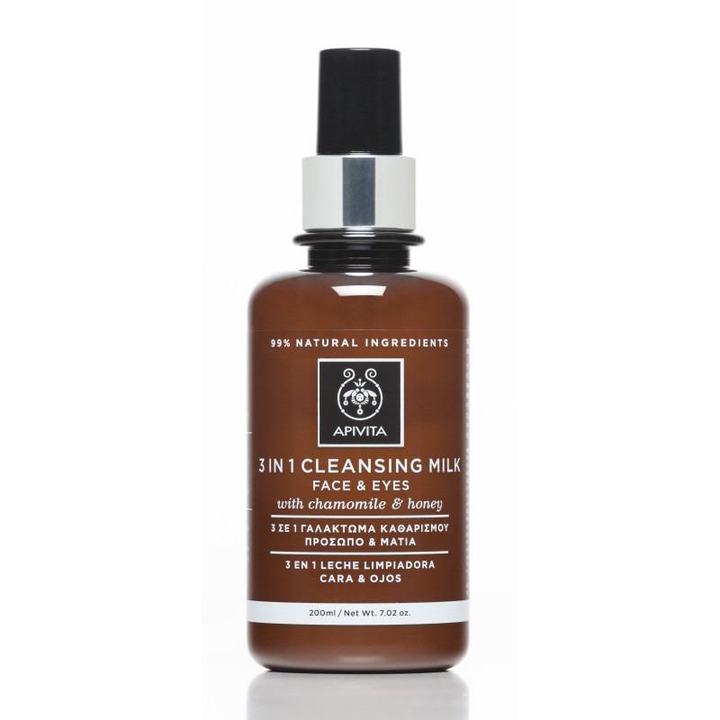 Emulsja 3 w 1 do twarzy i oczu Apivita 200 ml