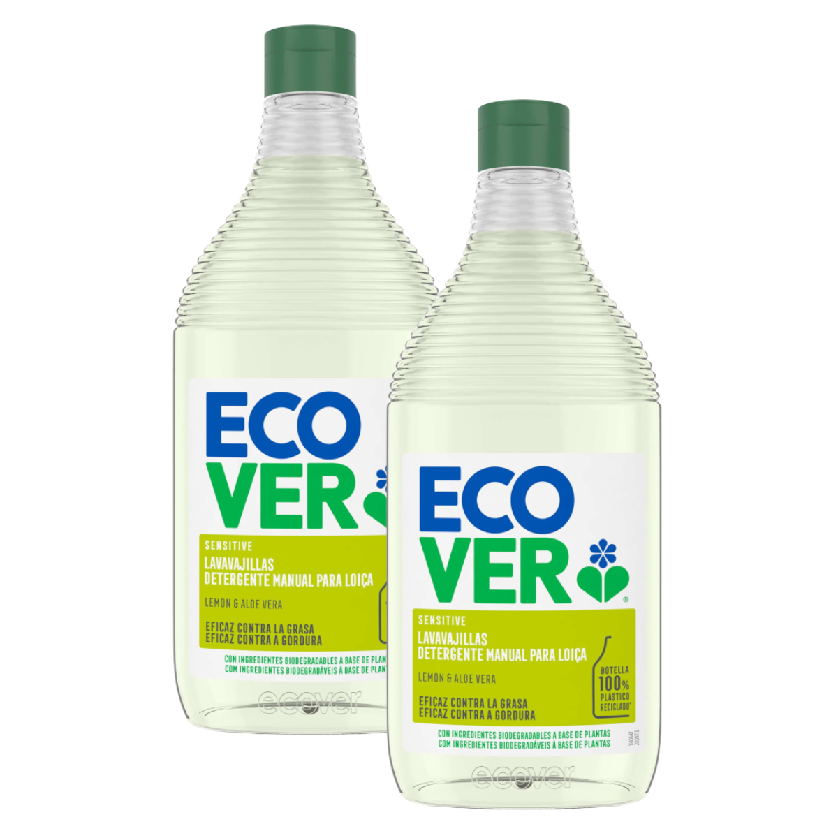 Zestaw 2x płyn do mycia naczyń z cytryną i aloesem Ecover 450 ml