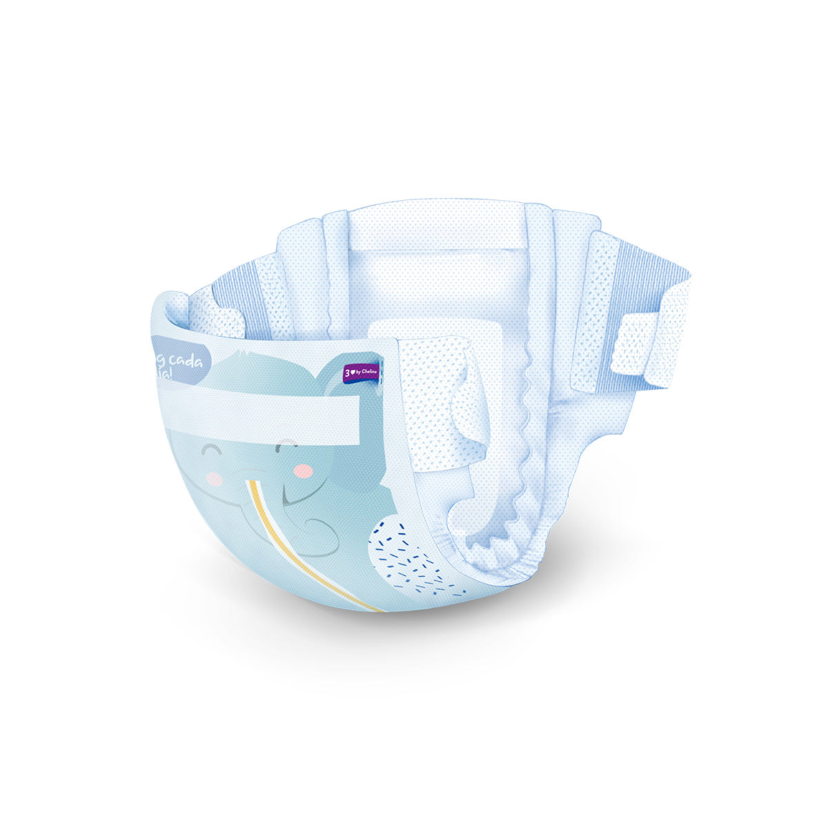 Zestaw 6 x pieluchy T3 leżące (4-10 kg) 36 szt., Chelino