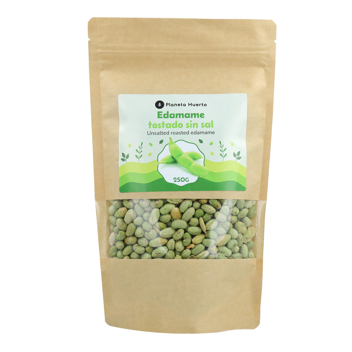 Edamame verde tostado sin sal Planeta Huerto 250gr