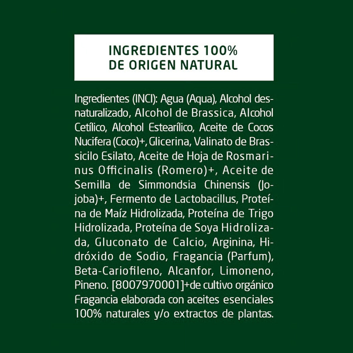 Shampoo rivitalizzante al rosmarino 250 ml