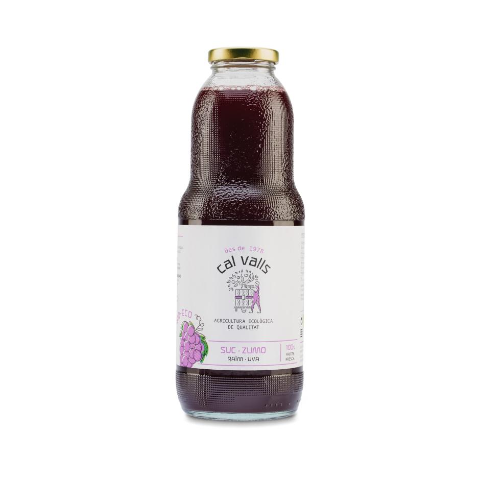 Ekologisk svart druvsaft Cal Valls 1 l