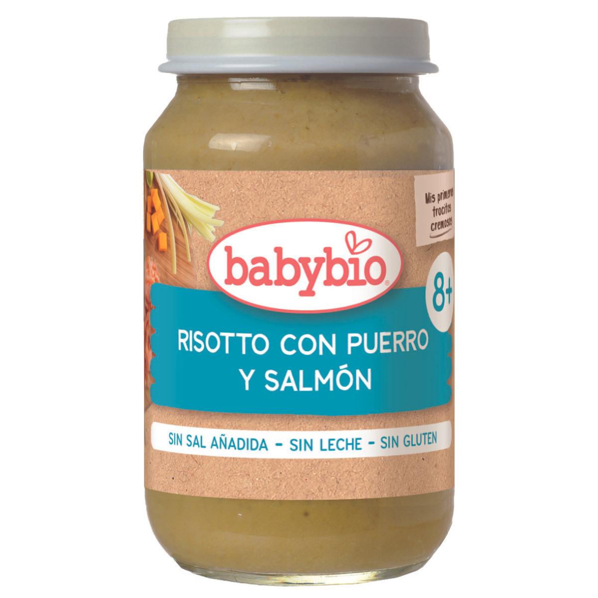 Vasetto di risotto con porri e salmone Babybio 200 g