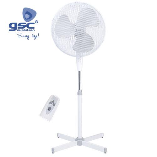 43 cm 45 W standing fan with remote control