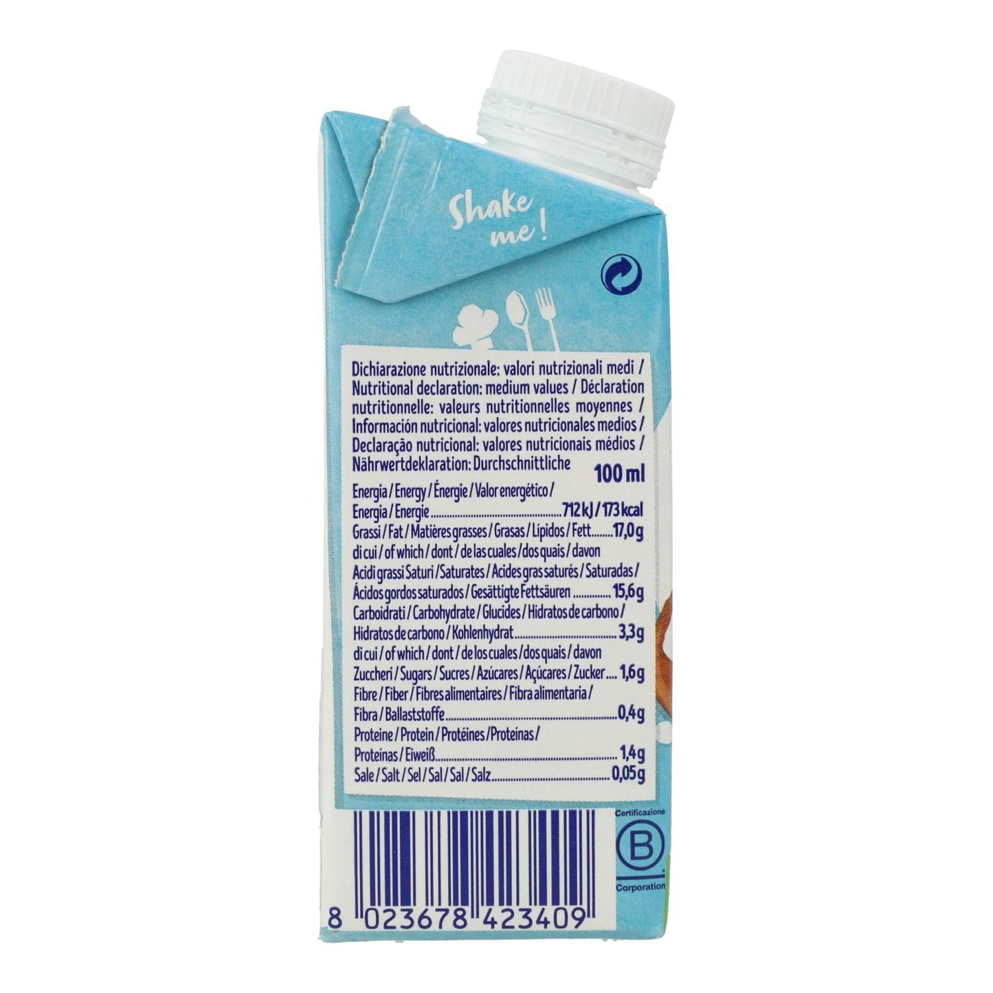 Crema vegetale di cocco per cucinare Isola Bio, 200 ml