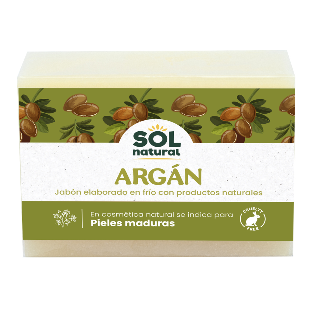 Natuurlijke arganzeep Sol Natural 100 g