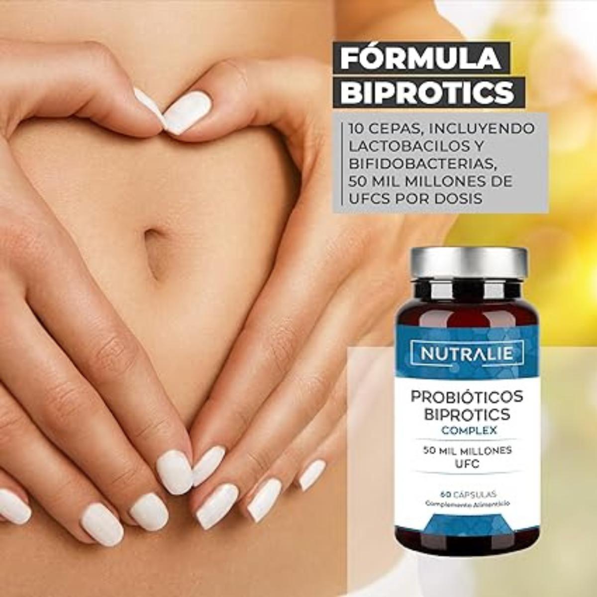 Nutralie Darmprobiotica 10 stammen 60 capsules