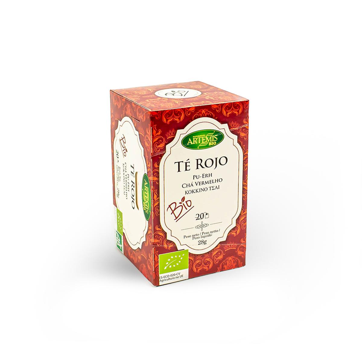 Tè rosso Puerh bustine Eco 20 filtri Artemisbio