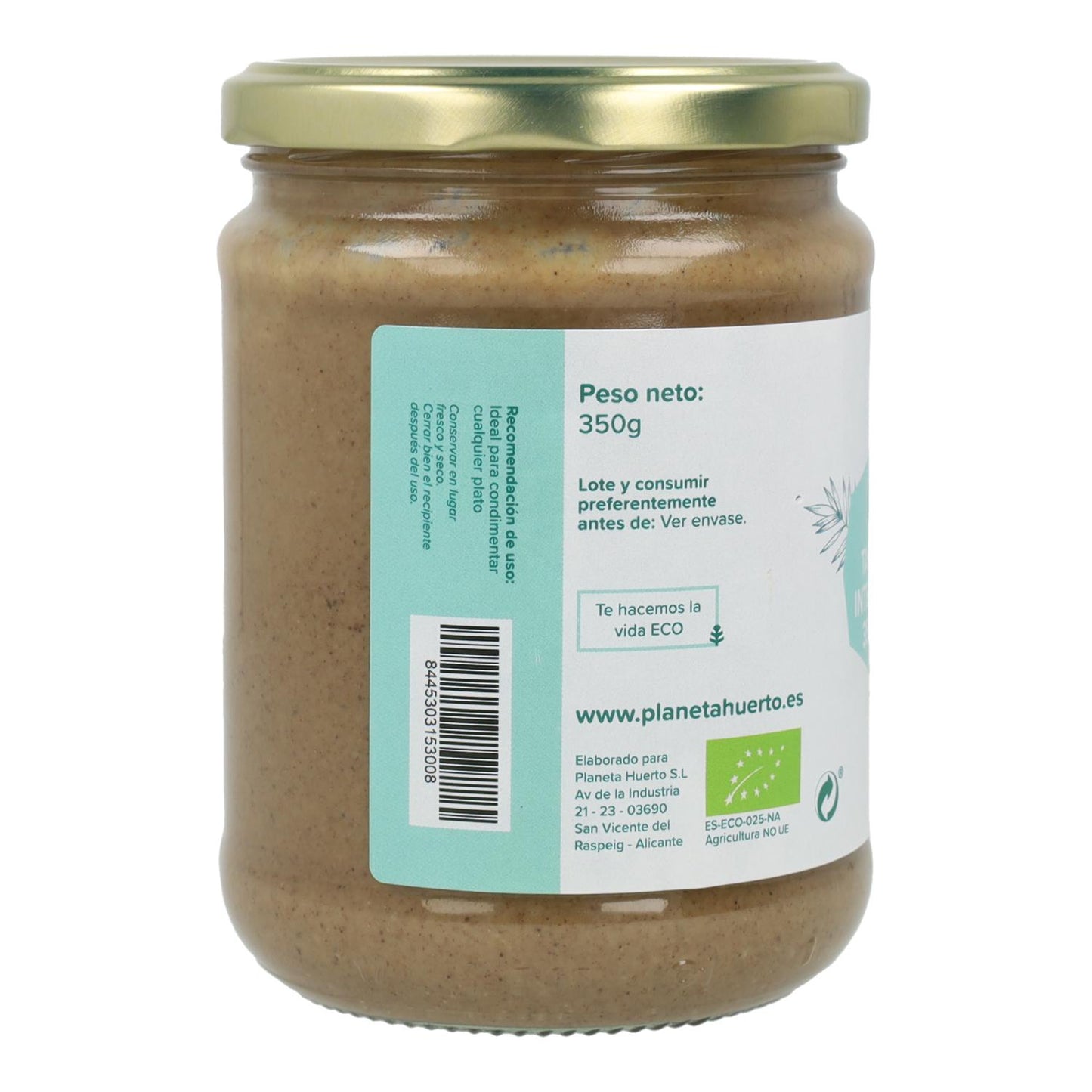 Pełnoziarniste tahini ECO Planeta Huerto