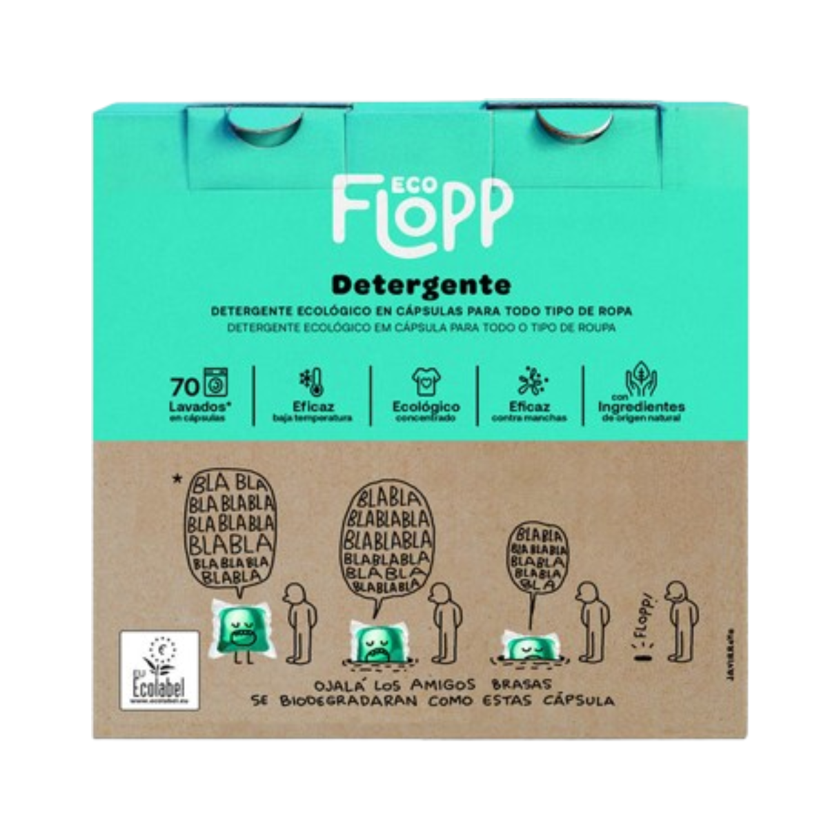 Pack de 2 lessives ECO Flopp 70 capsules
